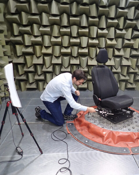 Sp3d measuring onchair on shaker