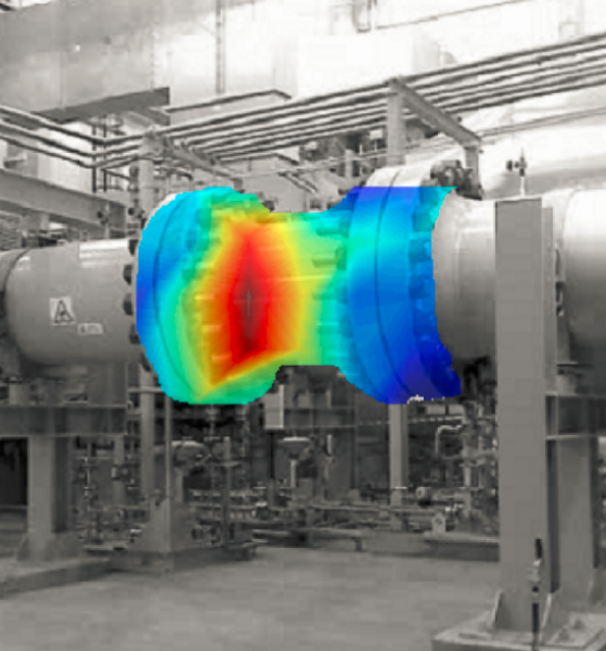 Acoustic imaging with Scan&Paint 2D in a turbo-compressor