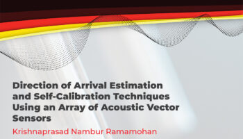 Direction of arrival estimation and self-calibration techniques using an array of acoustic vector sensors